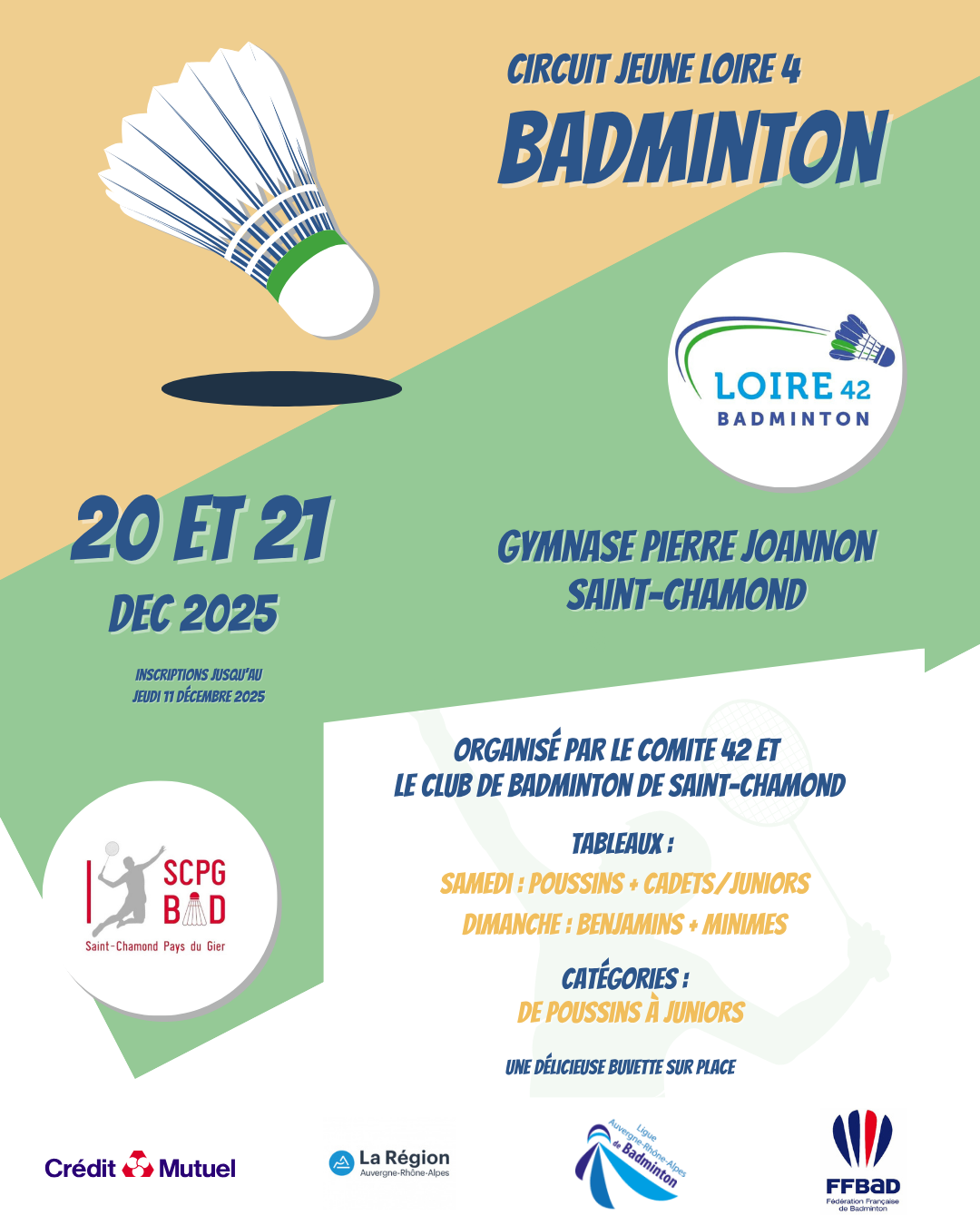 Circuit Jeune Loire 4 - Saint Chamond - 20/21 décembre - Simple - EcoResponsable
